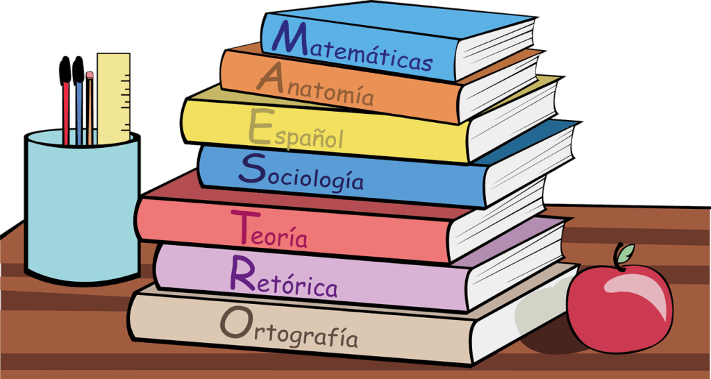 Study materials for home tuition – a pile of academic books used by home tutors
